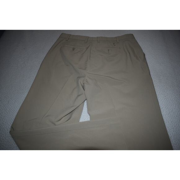 Footjoy Golf Pants Mens Size 36 x 33 Tan Performance Stretch Polyester Spandex - Picture 9 of 9